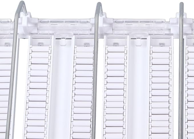 Fabater Drink Organizer for Fridge, 6 Rows Adjustable Width Automatic Pusher Glide, Self Pushing Soda Can Organizer for Refrigerator, Large Capacity, Automatic Drink Dispenser for Fridge
