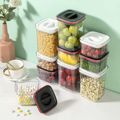 Cereal Storage Box,Large Capacity Airtight Food Storage Containers,Plastic Cereal Storage Containers for Kitchen Organizer White2000ml