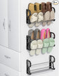 Wall Shoe Rack for RV Shoe Storage, 3 Pack Wall Mounted Shoe Rack with Sticky Hanging Mounts for Camper Small Space Shoe Holder for Door Shoes Organization Shelf No Drilling