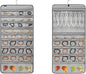 Hanging Jewelry Organizer for Holding Earrings Bracelets Rings Dual-Sided Necklace Holder with 52 Zippered Pockets and 7 Dustproof Hook Loops (GREY)