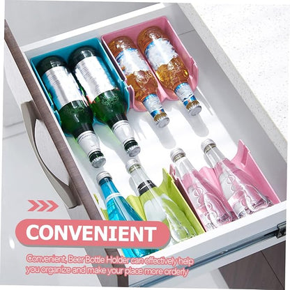 3pcs Beer Beverage Storage Rack Over Fridge Soda Can Dispenser Organizer