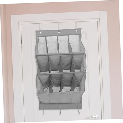 Zerodeko Door Hanging Shoe Rack Over The Door Organizer Closet Storage for Sneakers Boots Heels Entryway Bathroom Laundry Room