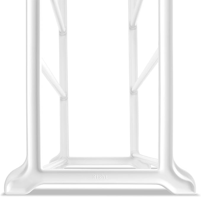 Whitmor 4 Tier 20 Pair Floor Shoe Rack - White