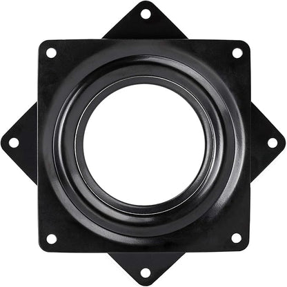 4 Pack 4-Inch Lazy Susan Turntable Bearings Rotating Plate,Lazy Susan Hareware 5/16 Inch Thick Swivel Plate for Rotating Bookshelf, Serving Trays, Kitchen Storage Shelf