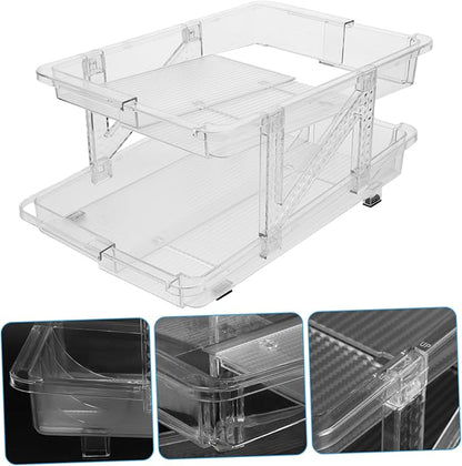 Double Telescopic Soda Can Organizer Versatile Beverage Storage Rack for Refrigerator Can Holder for Kitchen Office and Living Room Efficient Design for Easy Access