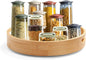13in Lazy Susan for Table Top Bamboo Turntable Organizer for Cabinet, Pantry & Spice Storage