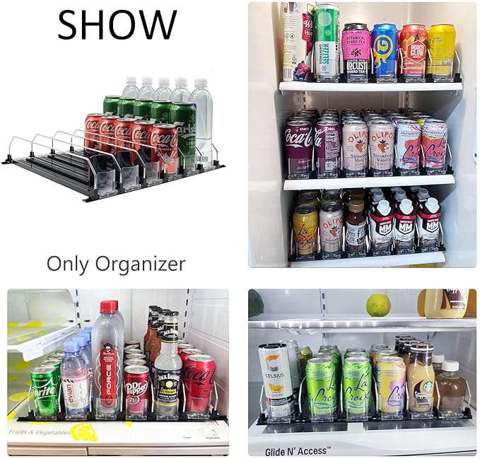 Soda Dispenser Display with Smooth and Fast Pusher Glide