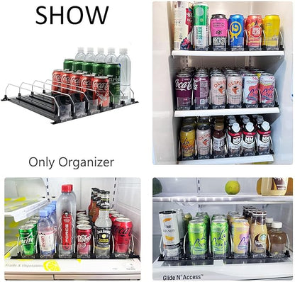 Soda Dispenser Display with Smooth and Fast Pusher Glide