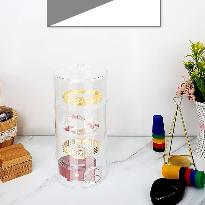 CDQL Animal Glasses Holder Stand,Cute Deer Glasses Display Stand,Decorative Glasses Stand Sunglasses Display Stand,Glasses Accessories for Desktop Decor and Gift (2layers)