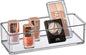 Amazing Abby - Glamour - Acrylic 1-Compartment Makeup Organizer, Transparent Plastic Lipstick Holder, Perfect Bathroom Vanity Storage Solution for Lipsticks, Nail Polishes, and More