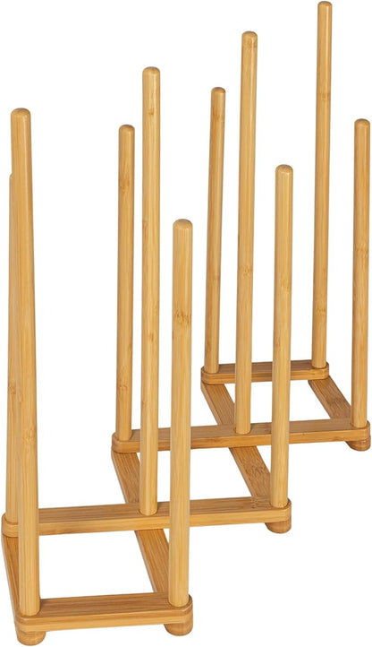 Bamboo 5 Pair Accordian Boot Rack, Natural