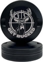 Get Bucked | Metal Container for Zyn, Premium Aluminum Can & Rugged Pouch Holder | Extra Capacity, Knurled Grip & Used Pouch Storage | EDC (Black)