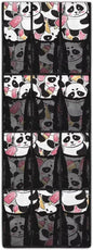 ZUXONGSY12 Pockets Over The Door Organizer Cartoon Pandas Behind Door Shoe Organizer for BedRoomEasy to Install Wall Hanging Storage for Living Room