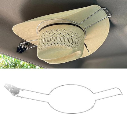 Cowboy Hat Holder for Truck SUV Car, Built-in Spring Design | Firm & Stable | Hat Organizer Stand for Truck Car Accessories