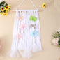 YOcity Bow Holder for Girls Hair Bows Organizer for Girls with Lace Ribbon Perfect for Baby Girl Nursery Room Decor (White)