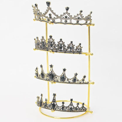 Crown Display Stand, Tiara Display, Headband Display Stand, Hair Accessories Organizer, Crown Storage Organizer Jewelry Holder for Women Girls