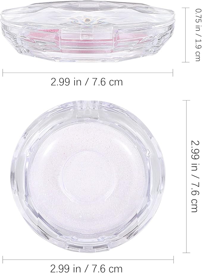 Beavorty 3 Pcs Empty Eyelash Case Holder Container Storage Organizer for False Lashes - Crystal Plastic Travel Individual Lashes Holder - Paper