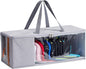 Veki Hat Organizer for Baseball Caps, Stackable Hat Storage Box, Large Capacity to Store 17 Hats, With Clear Window, Anti-Collapse, for Newsboy Cap, Baseball Cap, Hats Box Closet Storage (Grey)