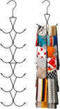 Scarf Hanger 2 Pack 24 Storages,Purse Hanger with 360 Swivel Hook,Scarf Organizer Scarf Hangers for Closet,for Scarves, Shawl,Belt,Purse & Baseball Cap