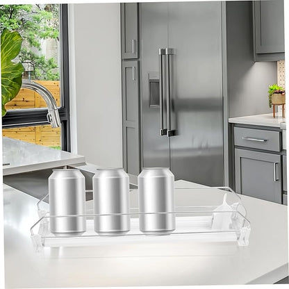 Push Drink Dispenser Organizer for Fridge Rolling Can Beverage Storage for Home Commercial Use Minimalist Design Ample Space for Soda Juices and Beer