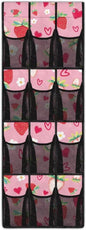 Generic Love Strawberry Underwear Organizer Hanging Elastic Over The Door Organizer Bedroom Bringing Convenience to Life and Work, It Is Suitable for Children Bedroom Offices and Other Places