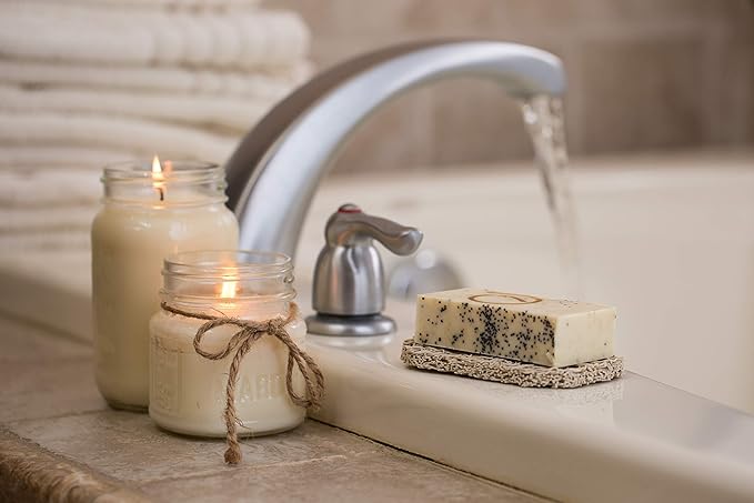 Aira Soap Saver - Dish & Holder Accessory - BPA Free Shower & Bath Holder - Drains Water, Circulates Air, Extends Soap Life - Fits All Dish Sets - Round White - 2 Pack
