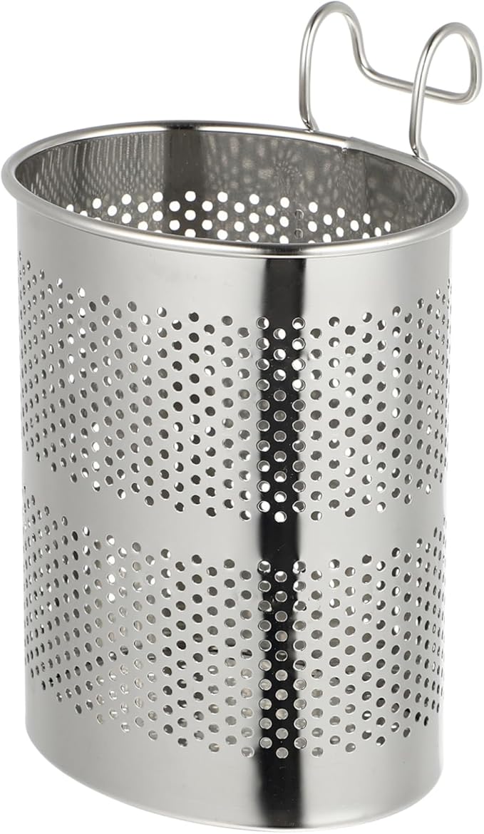 Ciieeo Hanging Chopsticks Holder with Ventilated Drying Rack and Hook Kitchen Utensils Organizer for Efficient Tableware Storage