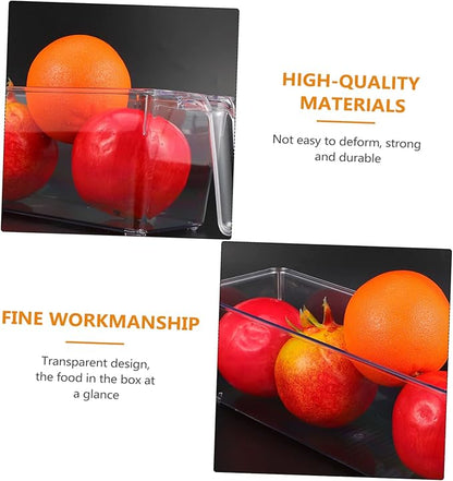 Ciieeo 2pcs Multi-functional Beverage Storage Boxes Pulling Containers for Refrigerator Organization for Beer and Soda Can Dispensing Space-saving and Stylish Food Storage