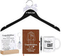 Gerrii 6 Pcs White Coat Ceremony Gifts for Men Women Include First White Coat Hanger Keychain Pen Notebook Ceramic Mug and Wooden Base for Veterinary Pt Nurse Podiatrist Medical Graduation Gift
