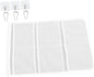 Alipis Travel Shower Organizer Mesh Pockets Over Door Hanging Storage Bag for Bathroom Closet and Pantry Seamless Hooks for Easy Installation Random Color