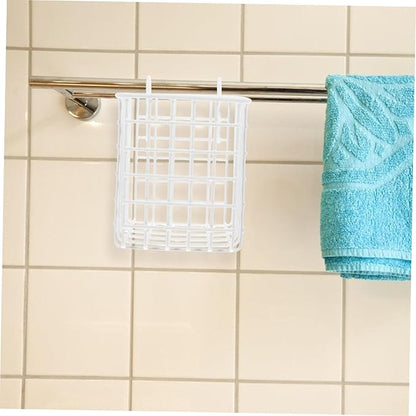 Cabilock 4pcs Wire Basket Hanging Storage Organizer for Kitchen Pantry Craft Room over Cabinet Door Basket Sturdy Iron Design Space-saving for Easy Access and Organization