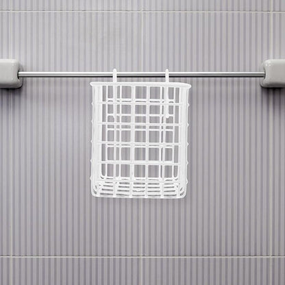 Cabilock 2pcs Hanging Wire Basket Organizer for Kitchen and Bathroom Space-saving Storage Hooks for Easy Installation for Pantry Craft Room