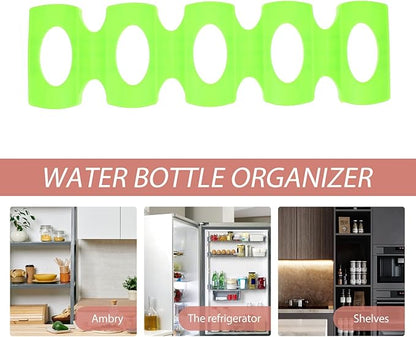 Hemoton Silicone Beverage Can Dispenser Mat for Refrigerator Beer Organizer for Cans and Bottles and - Design for Easy Storage
