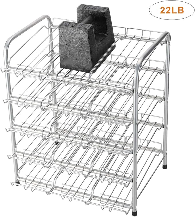 Can Organizer for Pantry, Can Rack Can Storage Dispenser for Canned Food (5 tiers)
