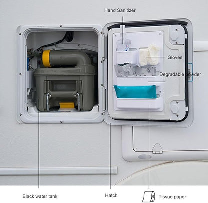 RV Door Organizer, Wall Mounted Boat Storage, Bathroom Hanging Organizer, for Pliable Material, Travel Storage Solution with Multiple Pockets, Home Apartment Accessory, for Road Trips Outdoor