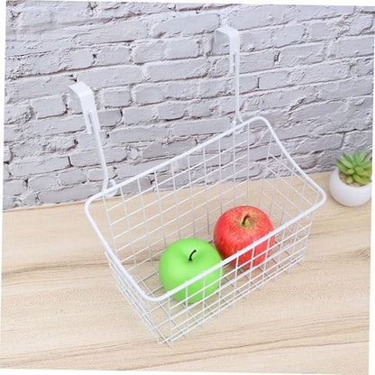 Ciieeo Cabinet Storage Basket over Door Hanging Organizer Hanging Rack for Desk Kitchen Closet