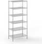 24" Deep x 42" Wide x 96" Height Wire Shelving Kit | 6-Tier | NSF Commercial Storage Rack Unit