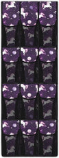 Purple Shoe Organizer Over The Door Mesh Fabric Door Hanger Organizer for Closet Lucky Horse Wall Hanging Storage Space Saving Panda Shoe Holder Hanger for Bathroom