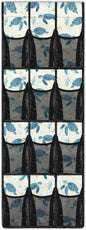 12 Large Mesh Pockets Turtle Coral Over the Door Shoe Organizer Sturdy Oxford Fabric Hanging Shoe Rack for Door Shoe Organizer Door Hanger