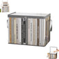 Large Clear Thick Plastic Storage Box with Hinged Lid, Moving & Storage, Large Clear Thick Plastic Storage Box with Hinged Lid, Perfect for Home, Camping, Travel (1, Medium, Gray)
