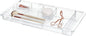 iDesign Expandable Vanity Drawer Organizer, The Clarity Collection – 11.25” to 18.5”, Clear (Pack of 6)