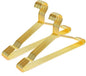 17 Inch Metal Clothes Hanger, 4.0mm Heavy Duty Shirt Blouse Hanger for Coat Suit Bridal Boutique, Space Saving Slim Wire Hanger for Camisole Trousers Wedding Dress（Gold 50pack）
