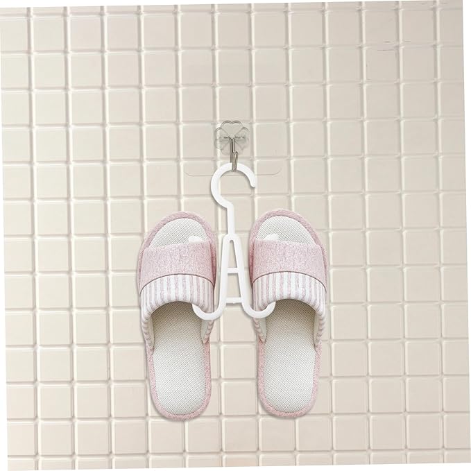Ciieeo 10pcs Double Hooks over Door Storage Organizer Shoes Hanging Rack Sturdy Plastic Construction Shoes Organizer for Slippers Boots Socks