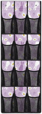 Heavy Duty 12-Pocket Door Hanging Storage Bag, Waterproof Oxford Fabric, Lightweight Foldable and Perfect for Maximizing Space in Any Room, Cute Rabbit Daisy