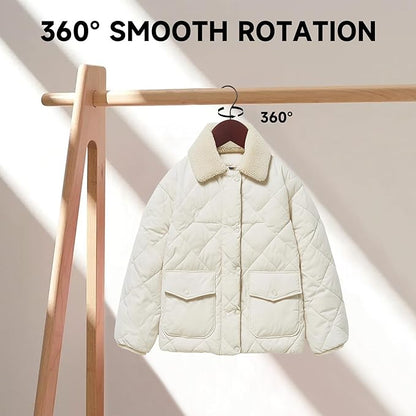 Quality Wooden Clothes Hangers, Solid Wood Suit & Coat Hangers with Pants Bars, Swivel Hook, Shoulder Notches, Heavy Duty Hangers for Shirts, Jackets, Dresses & Trousers(Mahogany/96-Pack)