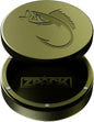 ZPACK Zyn Metal Can | Metal Pouch Can | Bass | Premium Aircraft-Grade Aluminum Container with Magnetic Closure | Slim EDC Pocket Tin | Carved Engraved Design | (Forest Green)