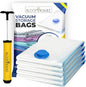 Bloomingdale Vacuum Bags For Travel Reusable Vacuum Bags For Clothes With Pump For Space Saving Ziplock Bags For Travel Packing Blankets Compression Vacuum Storage Bags,Vacuum Bag- Set Of 5 (2S,2M,1L)