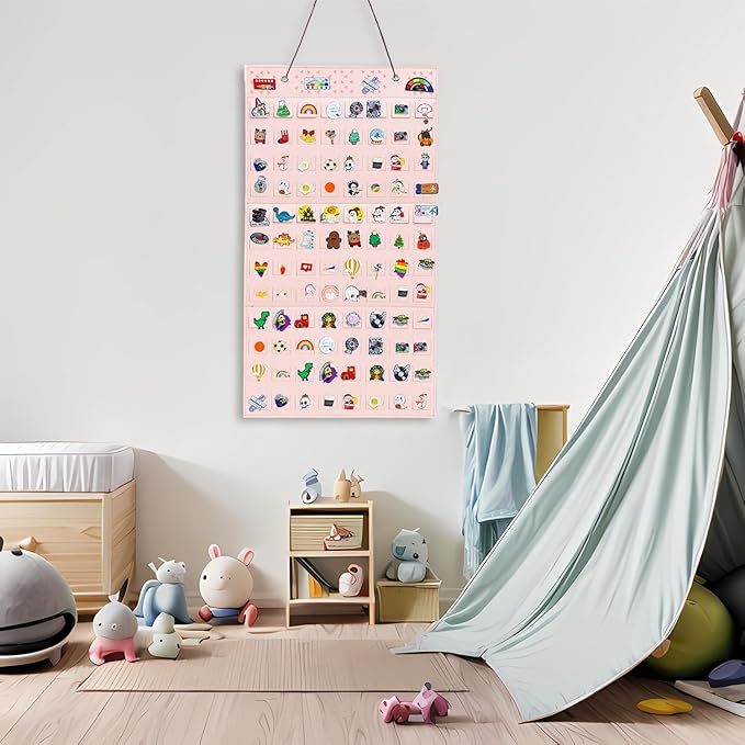 Collector Pin Board,Pin Collections Storage Holder,Enamel Pin Hanging Display Board,Pin Board For Pins Collection,Pin Holder Display For Wall,Enamel Pin Organizer Display Case(170 Slots,Pink)