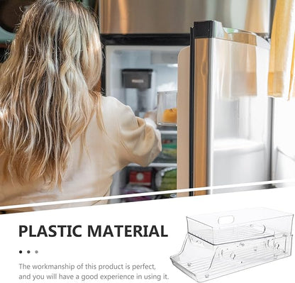 Zerodeko Soda Dispenser Bin Can Organizer for Fridge Beverage Can Storage Space-Saving