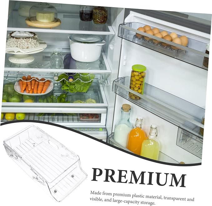 Fridge Organizer Drink Can Rack Beverage Fridge Dispenser Canned Organizers Storage Holder